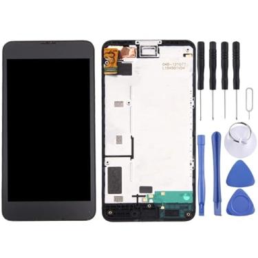 Imagem de Substituição da tela móvel LCD Display + Painel de toque com quadro para Nokia Lumia 630/635 (preto) Ecrã LCD