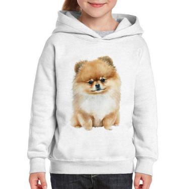 Imagem de Moletom Infantil Cachorro Spitz Alemão Lulu da pomerânia - Foca na Mod