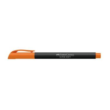 Imagem de Caneta Brush Pen Faber-Castell Supersoft (Marcador Artístico), LARANJA
