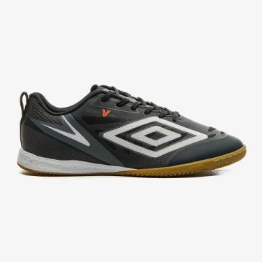 Imagem de Chuteira Futsal Umbro Sala V Bump Pro Unissex - Preto+Grafite, 35
