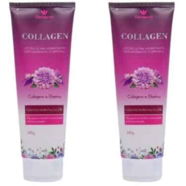 Imagem de LOÇÃO COLAGENO E ELASTINA CORPORAL COLLAGEN 240gr DEMAZON KIT 02 UND