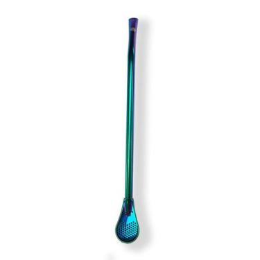 Imagem de Canudo de Inox Chimarrão 19cm -  Reutilizável - CAN.U.DO, Rainbow