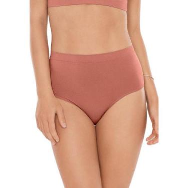 Imagem de Calcinha Alta sem Costura Plié 50043, P, Rosê