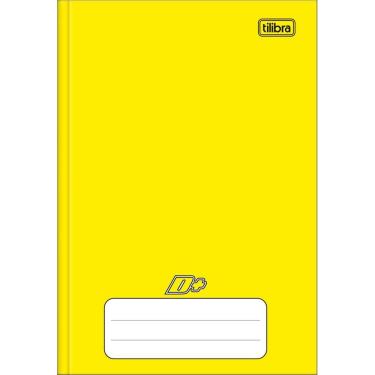 Imagem de CADERNO BROCHURA CAPA DURA 140mm X 200mm 96 FOLHAS D+ AMARELO