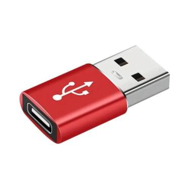 Imagem de Adaptador USB 3.0 Tipo C OTG (2 Unidades) - Conversor Macho/Fêmea para