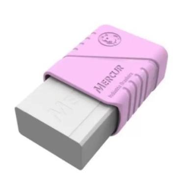 Imagem de Borracha branca tr tons pastel - mercur, 01 ROSA