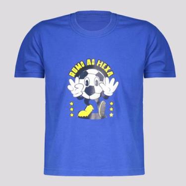 Imagem de Camiseta Bolinha do Hexa Infantil Azul - Licenciados, 11  ANOS