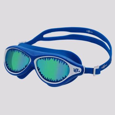 Imagem de Óculos Speedo Kidshark Infantil Azul, Único