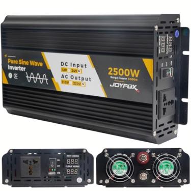 Imagem de Joyfox Inversor Energia Onda Senoidal Pura 800W 1000W 2000W 2500W 4000W 12v / 24v Para 110v / 220v Usb Conversor Transformador Tensão (24v Para 220v 2500W Pico 5000w)