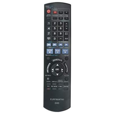 Imagem de Controle remoto de substituição AULCMEET EUR7659T60 compatível com DVD Panasonic DMR-EZ37 DMR-EZ37VS EZ37VK DMR-EZ37V