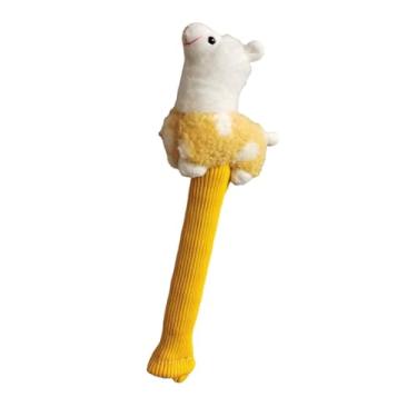 Imagem de rockible Capa de proteção para cabo de raquete de badminton com design divertido, Amarelo