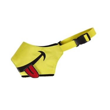 Imagem de Generic Focinheira para cachorro, focinheira antilatidos, acessórios de nylon à prova d'água, focinheira ajustável para filhotes de desenho animado, para
