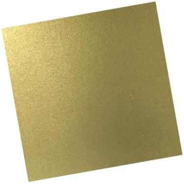 Imagem de Cartolina dourada com glitter 30 x 30 cm, 10 folhas, papel cartão colorido para álbuns, confecção de cartões e artesanato DIY (ouro)