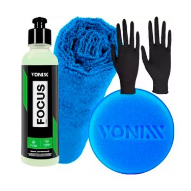 Imagem de Kit Automotivo Removedor De Chuva Acida Para Vidros Espelhos Box Focus 240ml Vonixx