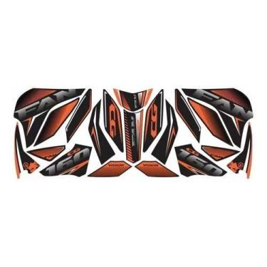 Imagem de Adesivo Faixa Lateral Carenagem Cg Fan 160 2016/2021 Kit 07 - Resitank