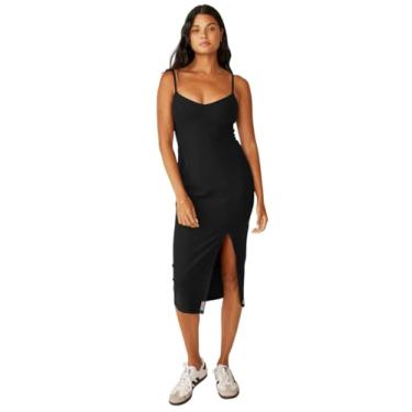 Imagem de Beyond Yoga Vestido midi feminino Spacedye Allure, Noite mais escura, PP