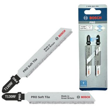 Imagem de 02 Lâminas para Serra TicoTico Bosch T130RF PRO para Cerâmica  2 608 6