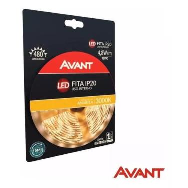 Imagem de Fita Led Luz Interna 4,8wm5m Am3000k 12v Sanca  - Avant