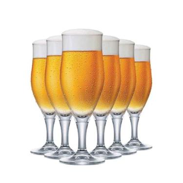 Imagem de Ruvolo, Jogo de Taça para Cerveja Sparkling P, Taça de Cristal 6 pcs, 265ml