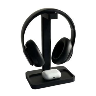 Imagem de Suporte de Mesa para Headfone e Fone De Ouvido Gamer. (Preto)