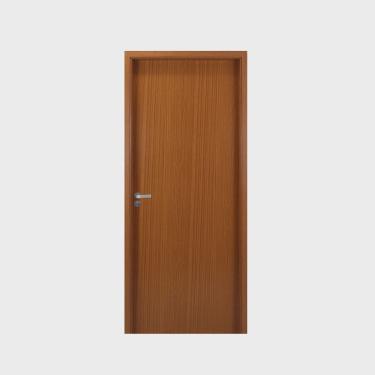 Imagem de Kit Porta de Madeira Lisa 215x84cm com Batente de mdf Ultra 16cm Melamínico mgm