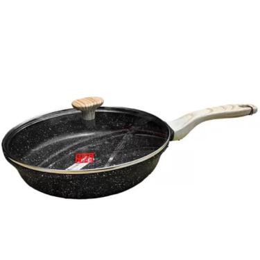 Imagem de Frigideira Alumínio Cerâmico Antiaderente com Tampa / 28cm HM2419