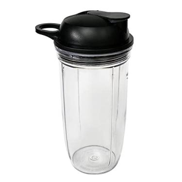 Imagem de Veterger Peças de reposição copo de 680 ml com tampa To-Go, compatível com o combo NutriBullet Blender, NutriBullet Pro 1000 e NutriBullet Select 2.0