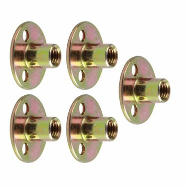 Imagem de 5 PCs Ferro, Flange de Porca T 3 Orifícios de Mobiliário Galvanizado Porcas de Fixação de Camisetas Base Redonda High GTH M6 M8 M10 (M10)