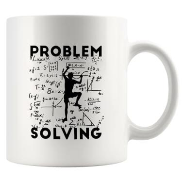 Imagem de Solução de problemas para alpinista presentes de escalada em rocha escaladores de rocha ao ar livre amantes de aventura pai namorado namorada marido esposa irmãos irmãs amigos caneca cerâmica 325 ml