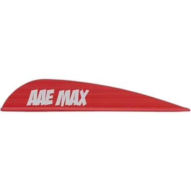 Imagem de Arizona Archery Enterprises AAE Max Stealth Vanes Fire Orange pacote com 50