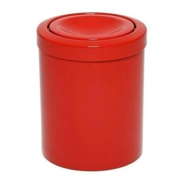 Imagem de Cesto Lixeira 12 Litros Tampa Meia Lua Esfera - JSN