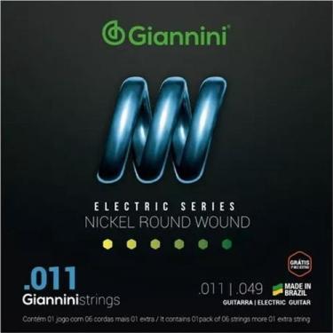 Imagem de Jogo Cordas Guitarra Giannini Electric .011 - Giannini S/A