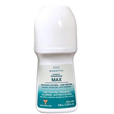 Imagem de Desodorante Roll-On Max Sem Alumínio Biozenthi 65ml