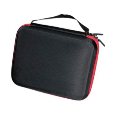 Imagem de menolana Capa profissional para ioiô, protege acessórios para ioiô, bolsa interna de malha, compartimento interno com 6 furos para guardar bolas, Vermelho