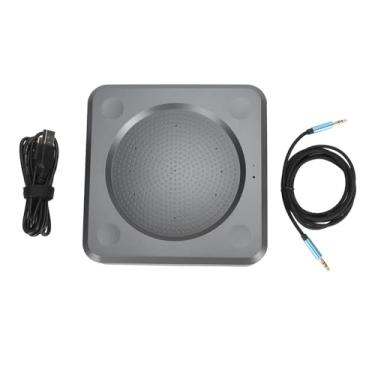 Imagem de Microfone de conferência profissional de Vomeko Vomeko com captação omnidirecional de 360 ​​°, redução de ruído da AI e jogo de plugue USB, compatível com equipes do Zoom Skype