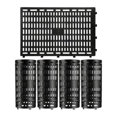 Imagem de IEUDNS 5x Protetores de Tronco de Árvore Expansíveis para Plantas, Proteção para Mudas, Envoltório para Quintal, Árvores Frutíferas, Pátio, Gramado e, Preto