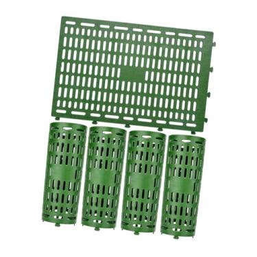 Imagem de IEUDNS 5x Protetores de Tronco de Árvore Expansíveis para Plantas, Proteção para Mudas, Envoltório para Quintal, Árvores Frutíferas, Pátio, Gramado e, Verde