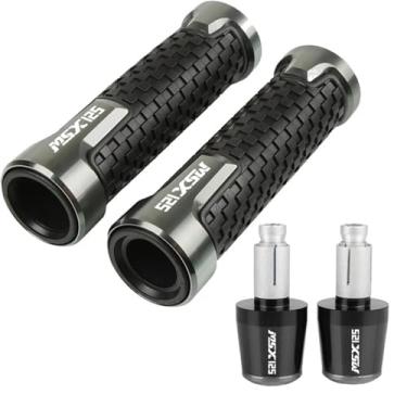 Imagem de Motorcycle Throttle Handle Grips，replacement part，Handlebar Grips Powersports Grips Accessories, For Grom MSX 125 MSX125 2013 2014 2015 2016 2017