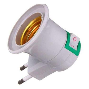 Imagem de Adaptador De Lâmpada Soquete E27 Bocal Tomada - oem