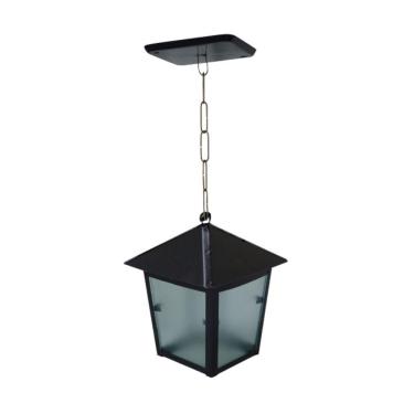 Imagem de Luminária De Teto Verona Em Alumínio Fundido Preta 20x11cm