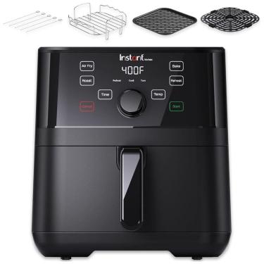 Imagem de Vortex Fritadeira Elétrica AirFryer 5L com Painel Digital e Cesta Dupla, 1500W, 110V, INSTANT POT 140 3080 01, Preto
