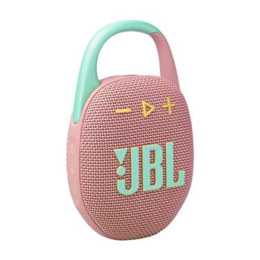 Imagem de Caixa de Som Bluetooth Portátil JBL Clip 5 Rosa