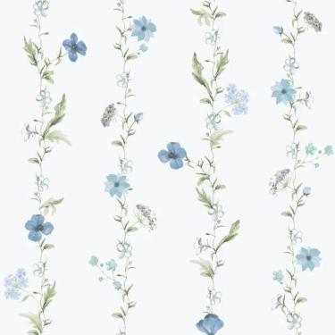 Imagem de Papel De Parede Hana Floral Azul 1902-1