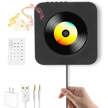 Imagem de Leitor de CD TODANGAI Bluetooth FM USB AUX MP3 de parede/desktop