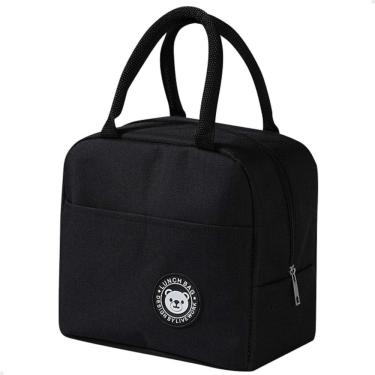 Imagem de Bolsa Térmica Marmita Lorben Sacola Lancheira Marmiteira Academia Passeios Escola Preto