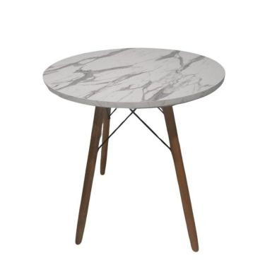 Imagem de Mesa De Jantar Redonda Eames Eiffel 90 Cm - Estilo Granito