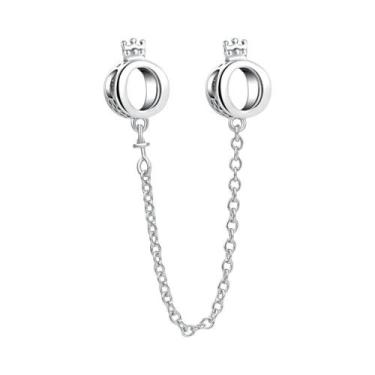 Imagem de Corrente de Prata 925 com Pingente Trevo - Para Pulseiras Pandora, A18