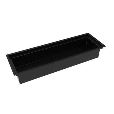 Imagem de Calha Seca Inox Pintado Preto 60cm - HZ