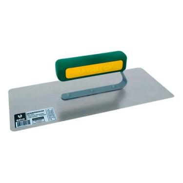 Imagem de Desempenadeira Aço Inox Galo 113/01 Cant Arredondado 12x29cm