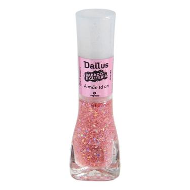 Imagem de Esmalte Dailus Babado e Gliteria Cor A Mãe Ta On 8ml